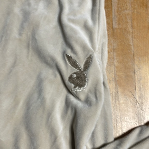 Playboy velour wide leg pants - Picture 2 of 10